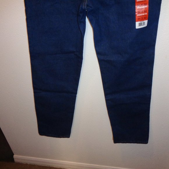 RUSTLER Men's Jeans Size 34 x 32 Regular Fit Straight Leg X-TRA Rugged - Picture 3 of 10